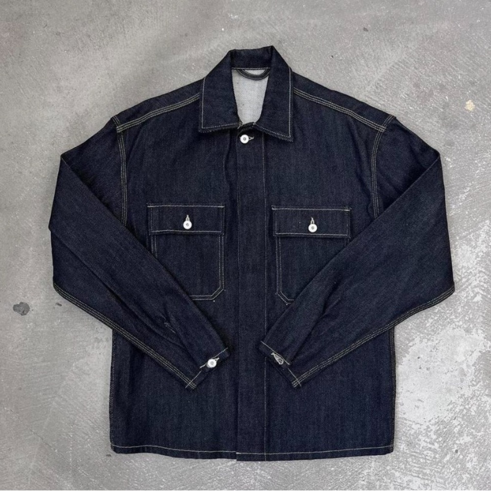 SAMPLE Yeezy Raw Denim Indigo Jacket